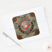 USMC-Emblem [Special Edition] [3D] Quadratischer Aufkleber (Umschlag)