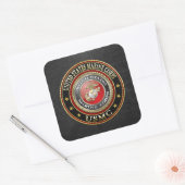 USMC-Emblem [Special Edition] [3D] Quadratischer Aufkleber (Umschlag)