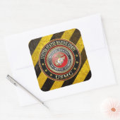 USMC-Emblem [Special Edition] [3D] Quadratischer Aufkleber (Umschlag)