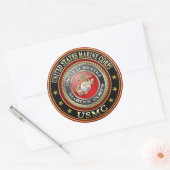 USMC-Emblem [Special Edition] [3D] Runder Aufkleber (Umschlag)