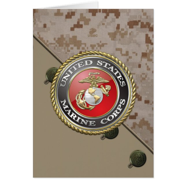 USMC-Emblem und Uniform [3D] (Vorne)