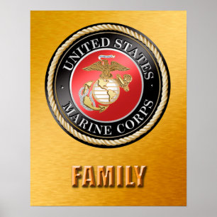 USMC Family Poster