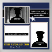 USMC Foto Display Collage Poster (Vorne)