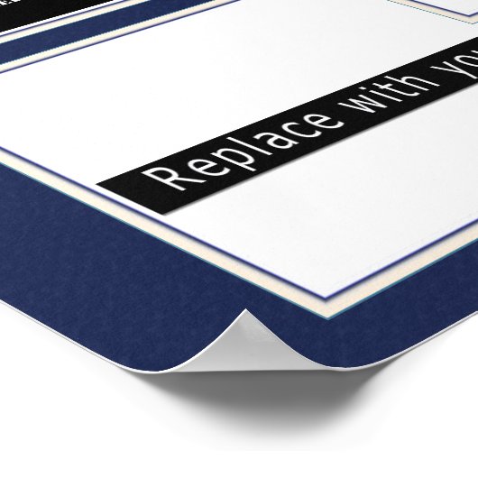 USMC FotoCollage mit Sternen Poster (Ecke)