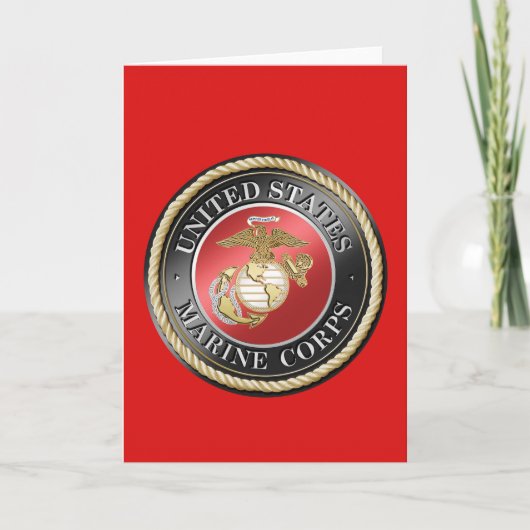 USMC Greeting Card Karte (Vorderseite)