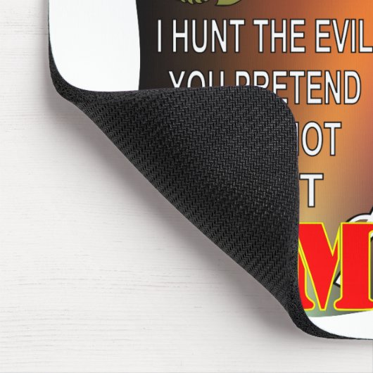 USMC I jagen das Böse, das Sie vorgeben, existiert Mousepad (Ecke)