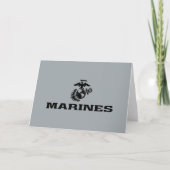 USMC-Logo mit schwarzen Logos (Vorderseite)
