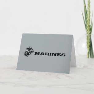 USMC-Logo mit schwarzen Logos