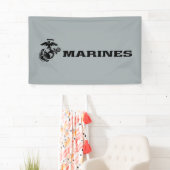 USMC-Logo mit schwarzen Logos Banner (Insitu)