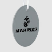 USMC-Logo mit schwarzen Logos Ornament (Vorderseite)