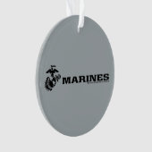 USMC-Logo mit schwarzen Logos Ornament (Vorderseite)