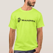 USMC Logo - Schwarz T-Shirt (Vorderseite)