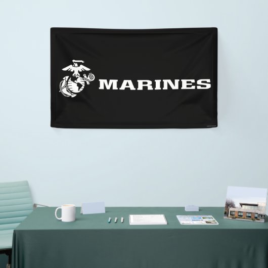 USMC-Logo - Weiß Banner (Messeveranstaltung)