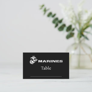 USMC-Logo - Weiß Platzkarte