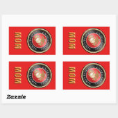 USMC Mama Sticker (Blatt)