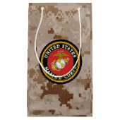 USMC Marine Corps Geschenktaschen - Digitale Camou Kleine Geschenktüte (Vorderseite)