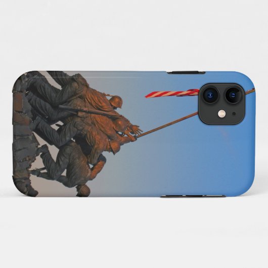 USMC Memorial Custom iPhone Case (Rückseite (Horizontal))