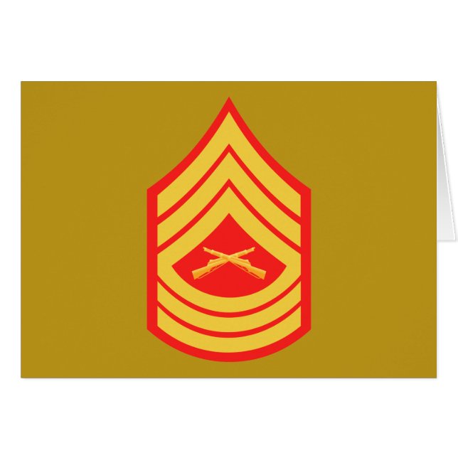 USMC MSgt Master Sergeant E-8 (Vorderseite (Horizontal))