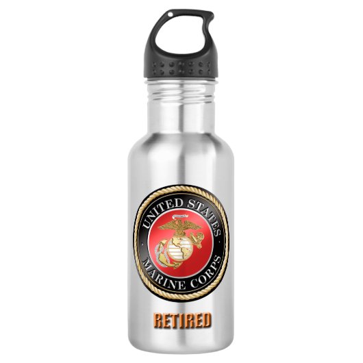 USMC pensionierte Wasser-Flasche Trinkflasche (Vorderseite)