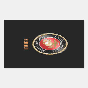 USMC pensionierter Aufkleber