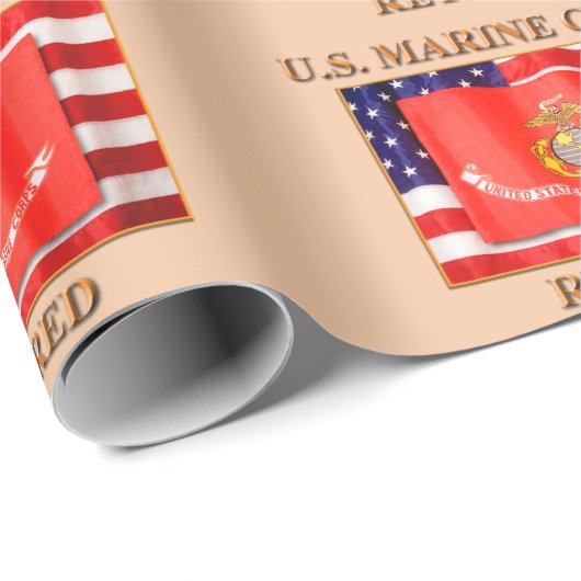 USMC pensioniertes Packpapier (Rolleneckpunkt)