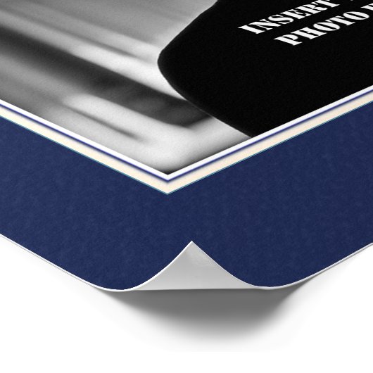 USMC Portrait-Foto Poster (Ecke)