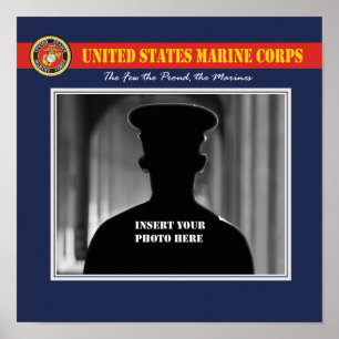 USMC Portrait-Foto Poster
