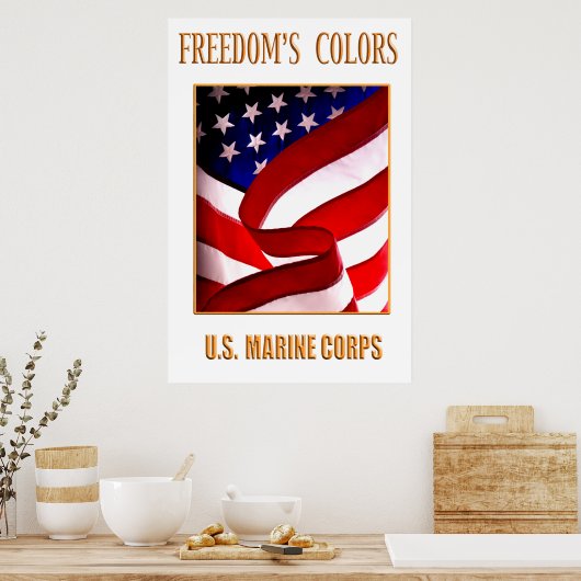 USMC Poster (Küche)