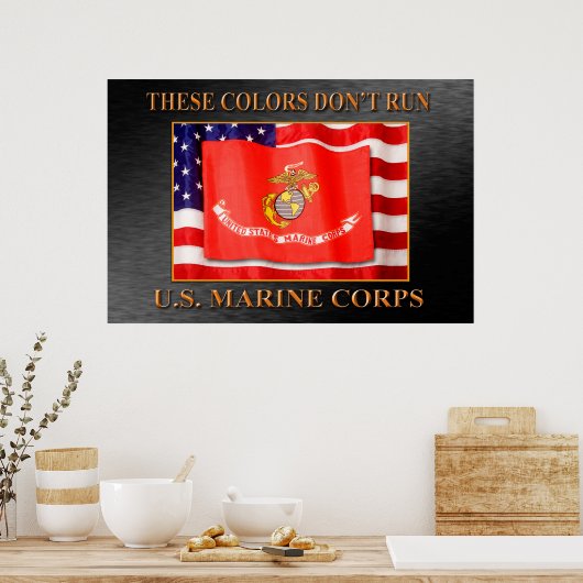 USMC Poster (Küche)