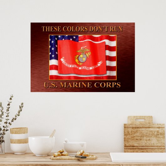 USMC Poster (Küche)
