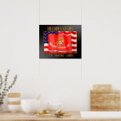 USMC Poster (Küche)