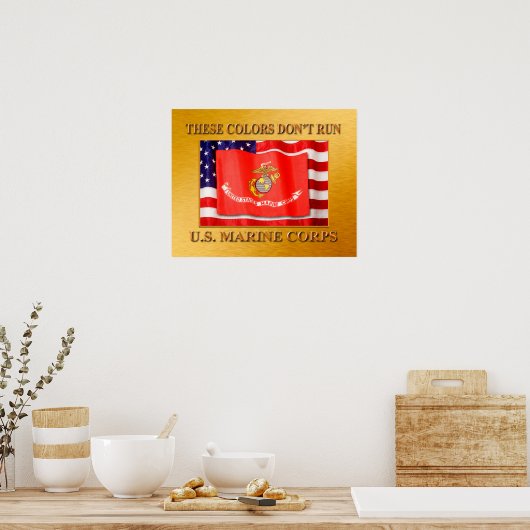USMC Poster (Küche)