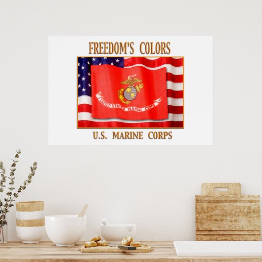 USMC Poster (Küche)