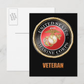 USMC Postkarte (Vorne/Hinten)