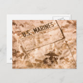 USMC Postkarte (Vorne/Hinten)
