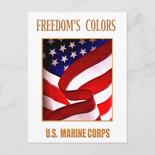 USMC Postkarte (Vorderseite)