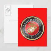 USMC Postkarte (Vorne/Hinten)