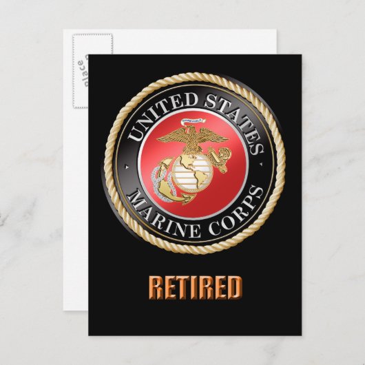 USMC Postkarte (Vorne/Hinten)