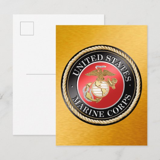 USMC Postkarte (Vorne/Hinten)