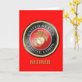 USMC Remüde Grußkarte Karte (Gelbe Blume)