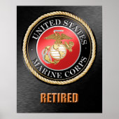 USMC Remüde Poster (Vorne)