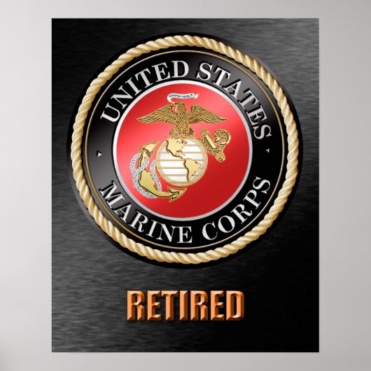 USMC Remüde Poster (Vorne)