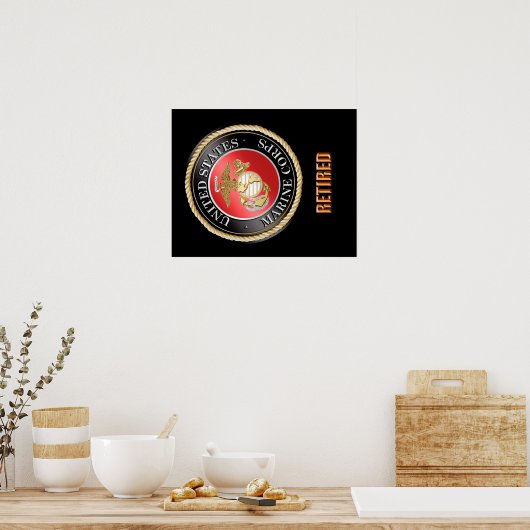 USMC Remüde Poster (Küche)