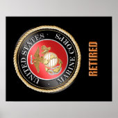 USMC Remüde Poster (Vorne)