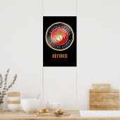 USMC Remüde Poster (Küche)