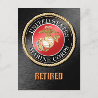 USMC Remüder Postkarte