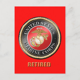 USMC Remüder Postkarte