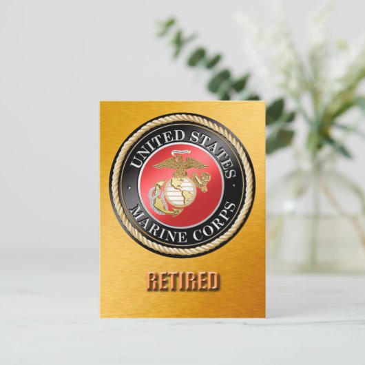 USMC Remüder Postkarte (Stehend Vorderseite)