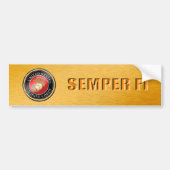 USMC Semper Fi Autoaufkleber (Vorne)