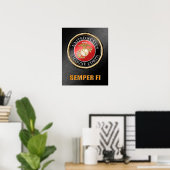 USMC Semper Fi Poster (Heimbüro)